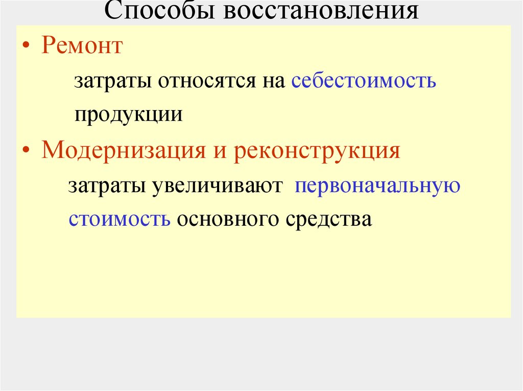 Выбытие основных средств презентация