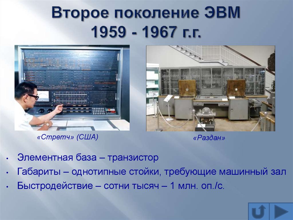 С чем связан второй этап развития компьютерной техники