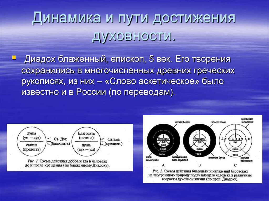 Путь достижения. Проблемы духовного развития. Блаженный Диадох. Путь в динамике.