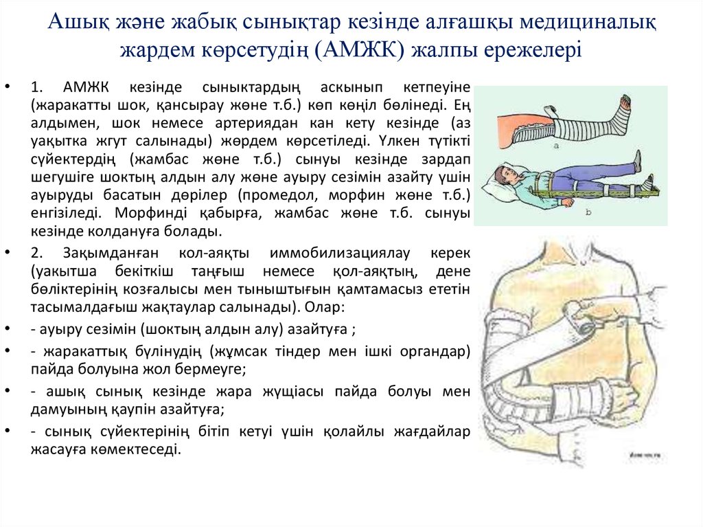 Алғашқы көмек көрсету презентация