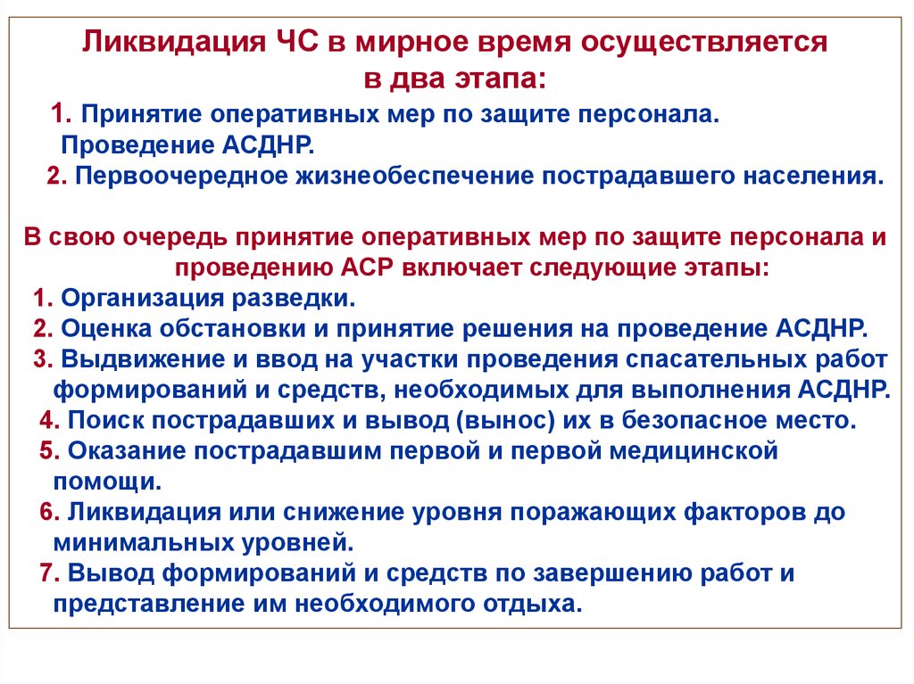 Аттестация на право ведения аварийно спасательных работ. Организация и проведение поиска пострадавших. 2. Организация и проведения поиска пострадавших. Ликвидация невоенных источников информации.