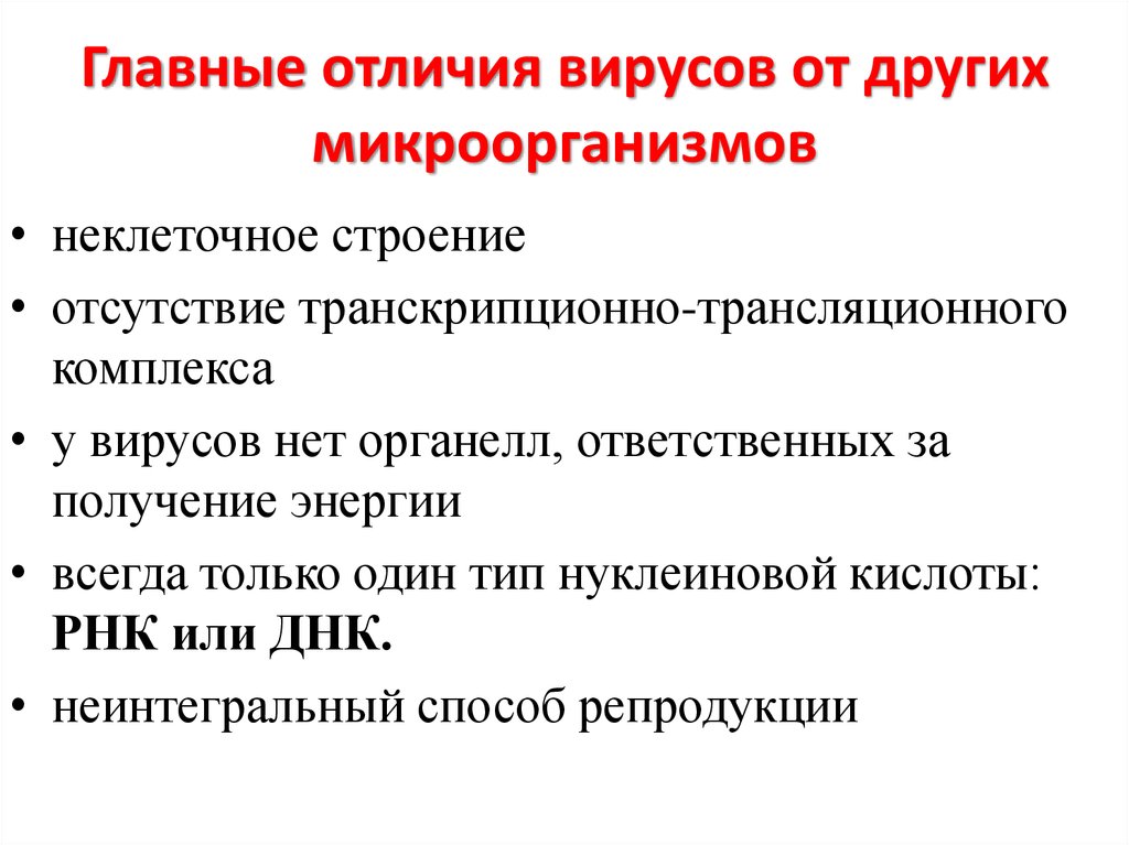 Чем отличается бактерия от вируса простыми словами