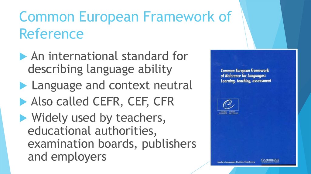 Common European Framework of Reference