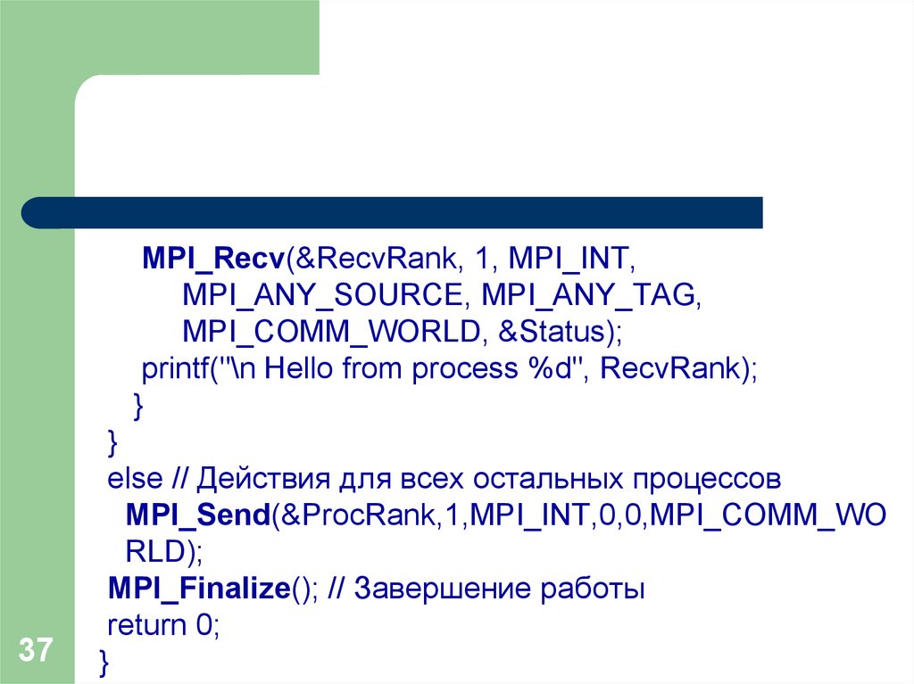 Recv failure connection reset by peer. MPI параллельное программирование. MPI_send MPI_recv. MPI recv. Технология MPI.