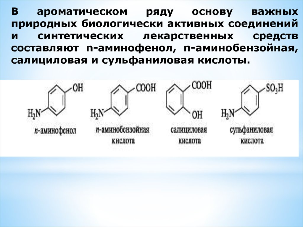 Ряд основ. Орто аминобензойная кислота формула. МЕТА аминобензойная кислота формула. Изомеры аминобензойных кислот. Биологически активные соединения ароматические соединения.