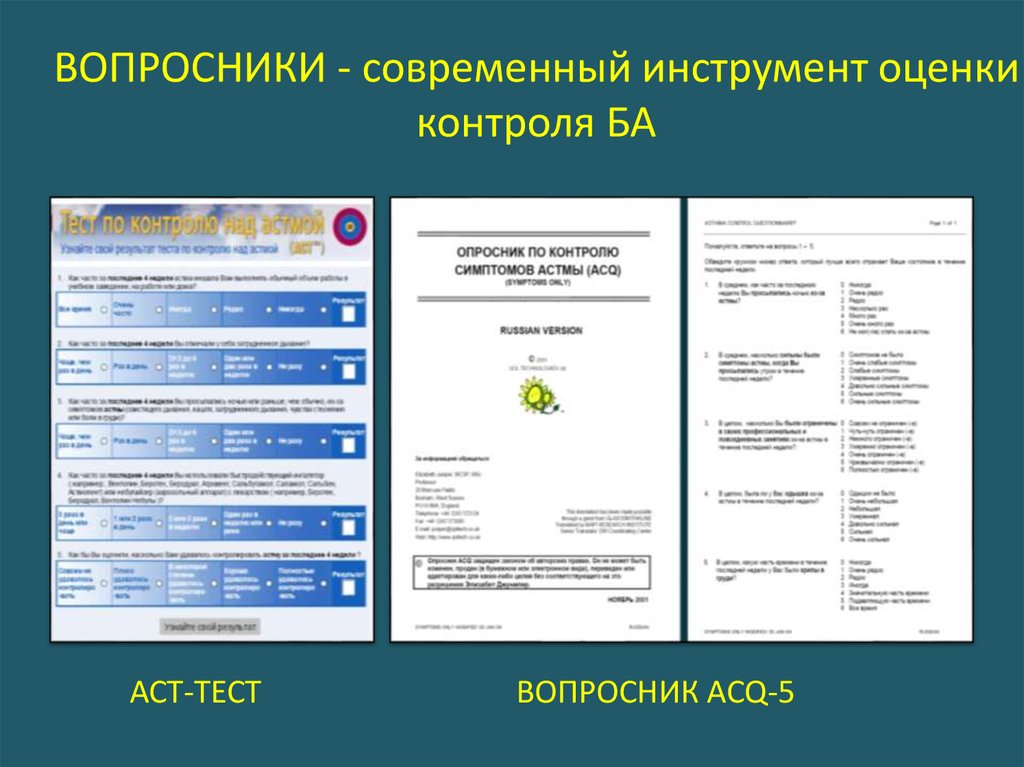 План школы здоровья для пациентов с бронхиальной астмой