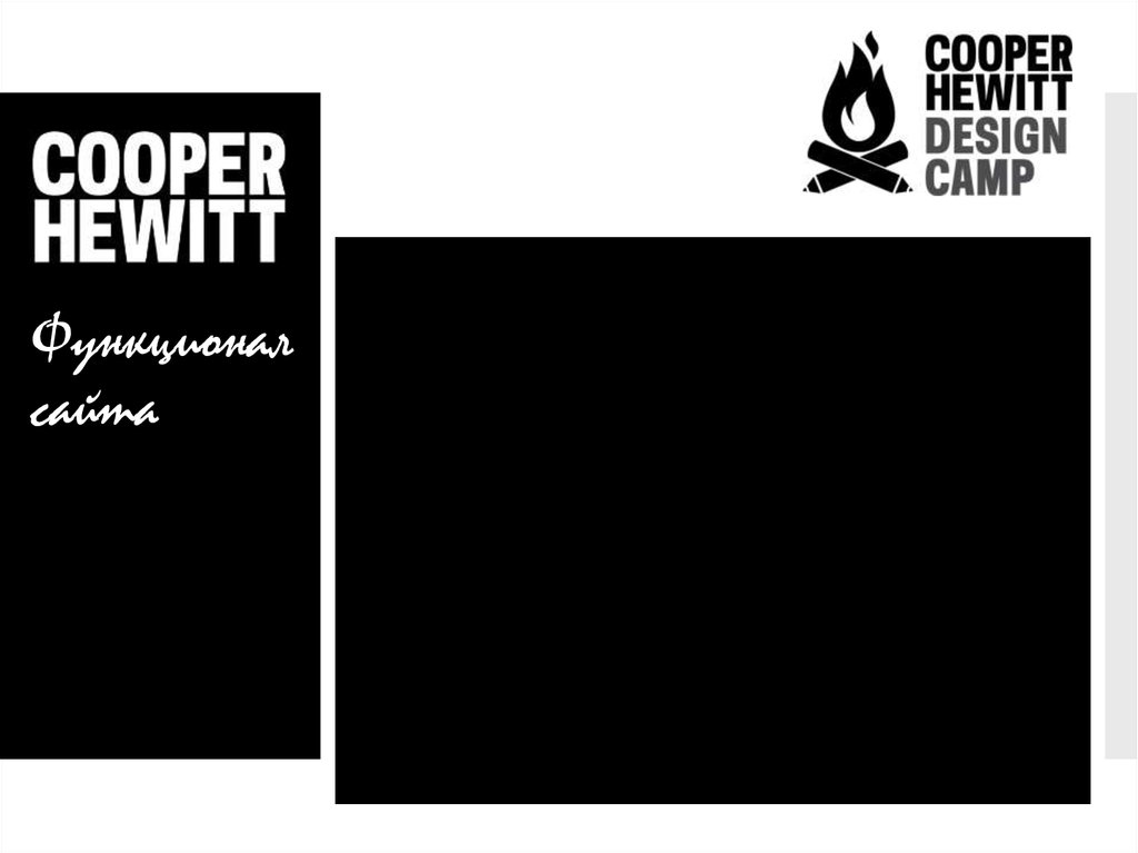 Функционал сайта