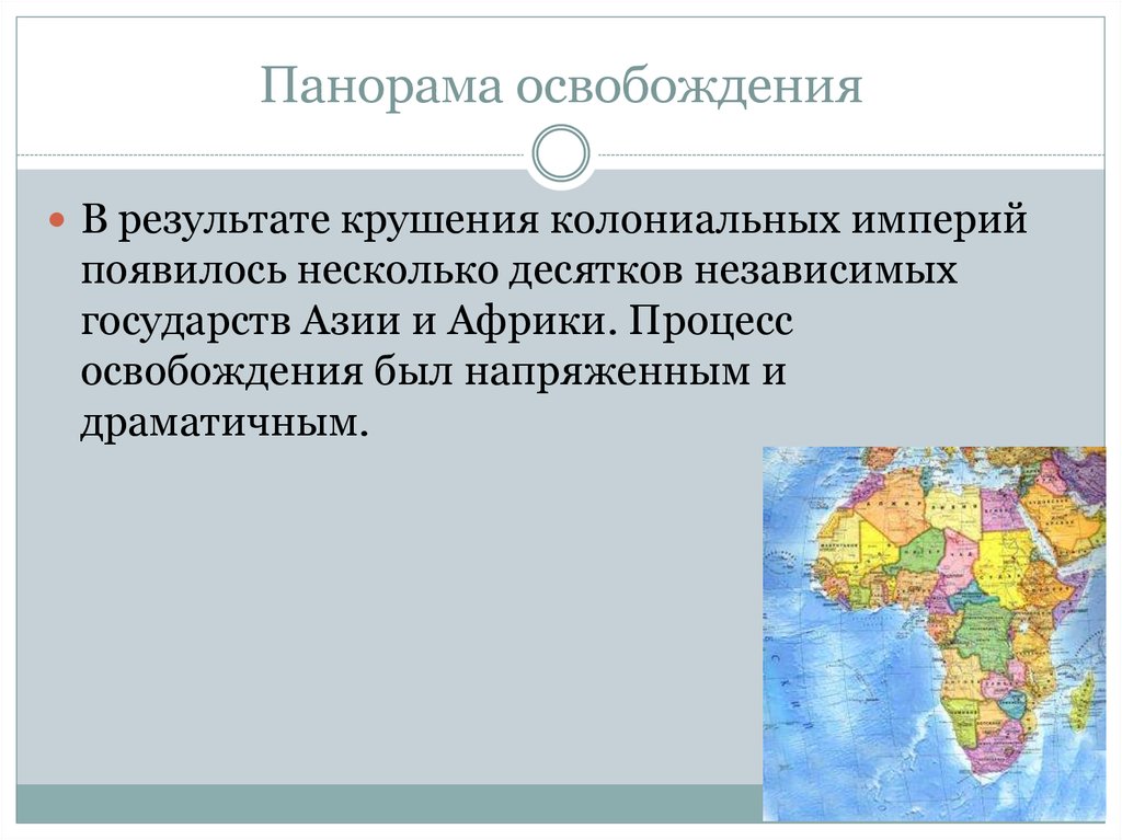 Страны азии и африки деколонизация и выбор путей развития презентация 11 класс