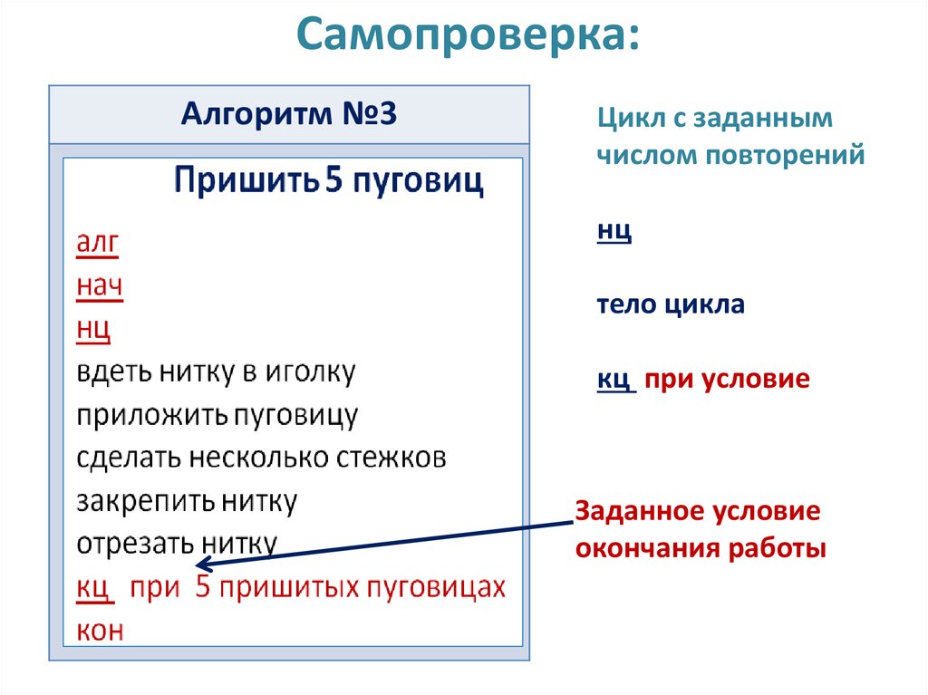 Программирование циклов с заданным условием продолжения работы презентация