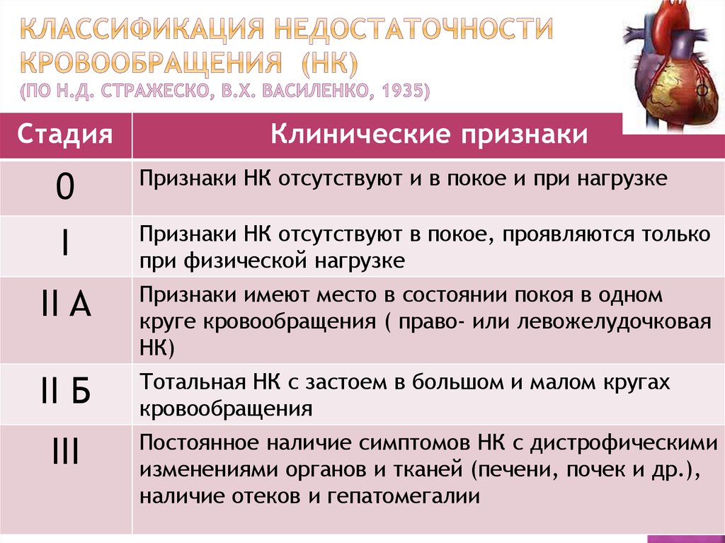 Стадии сердечной недостаточности. Классификация степени тяжести недостаточности кровообращения. Хроническая недостаточность кровообращения классификация. Недостаточность кровообращения 2б стадии. Недостаточность кровообращения 2 а стадии.