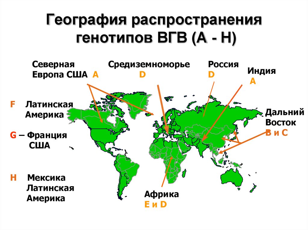 География распространения