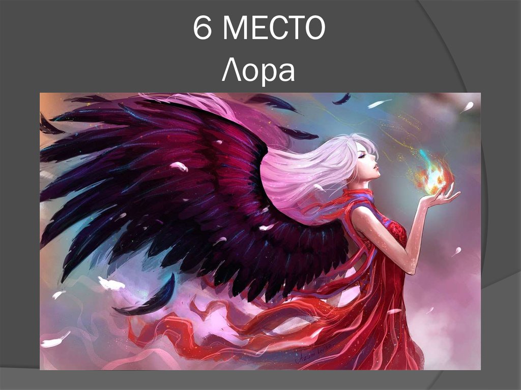 6 МЕСТО Лора