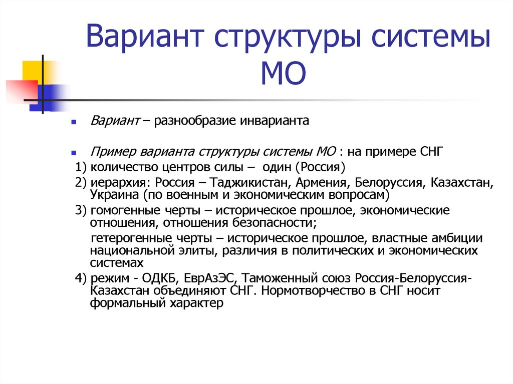 Структура варианта. Независимое государство примеры. Структуры вариант 1. Типы международных систем. Типы и структуры международных систем.