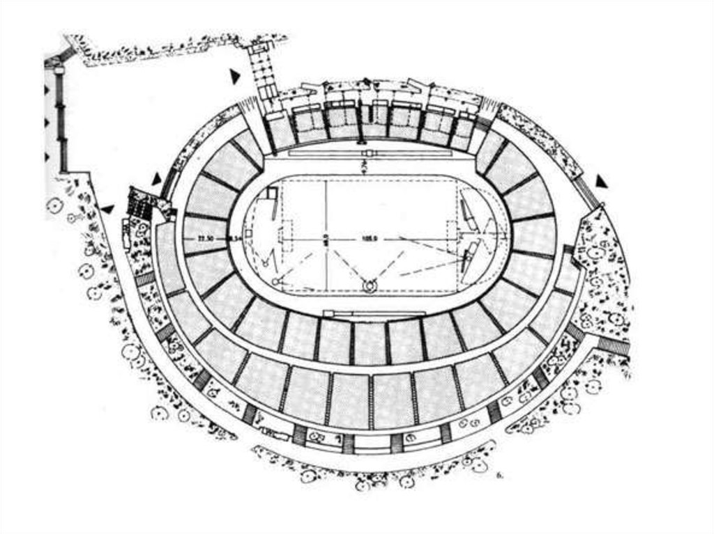 План схема стадиона