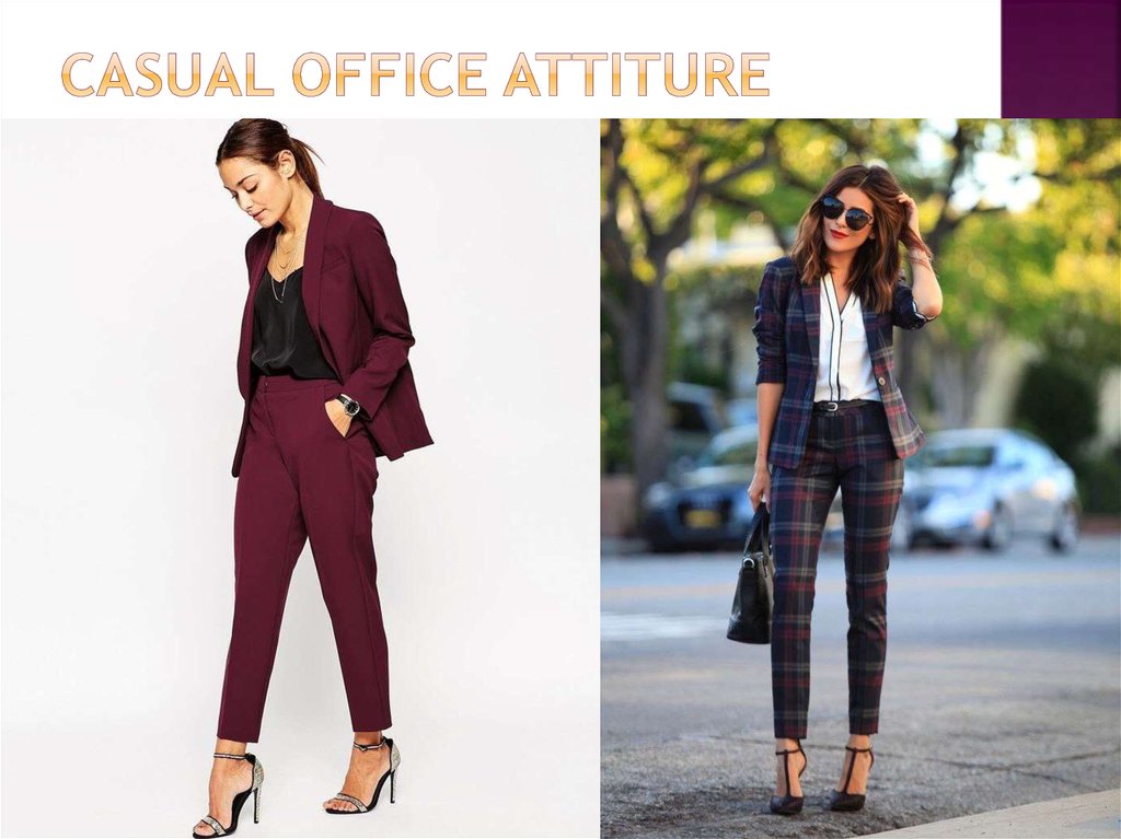 Casual office attiture