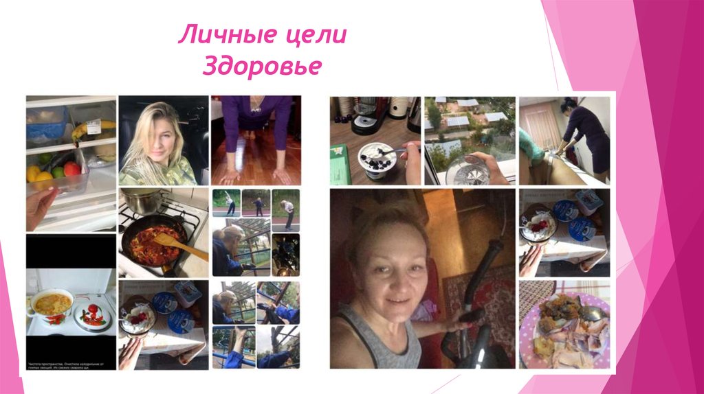 Личные цели Здоровье