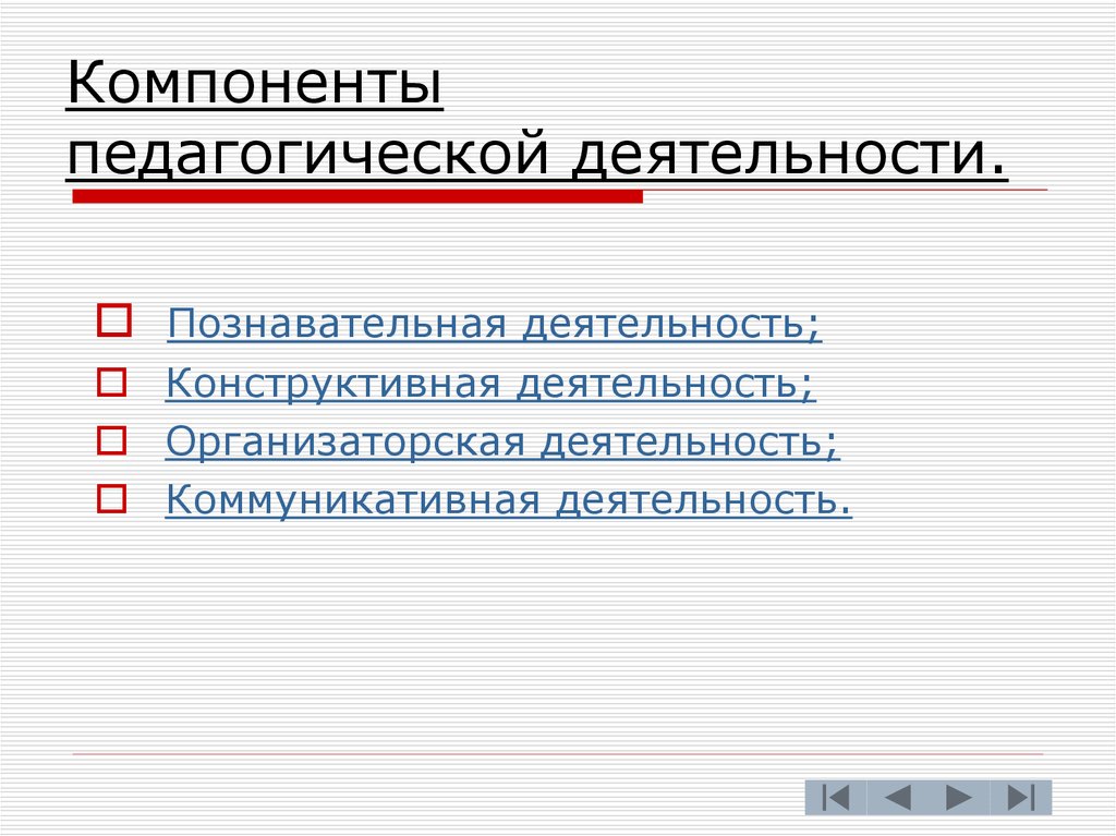 Организаторский компонент педагогической деятельности. Компоненты педагогической деятельности. Компанентыпелагогической деятельности. Характеристика компонентов педагогической деятельности. Охарактеризуйте структурные компоненты педагогической деятельности.