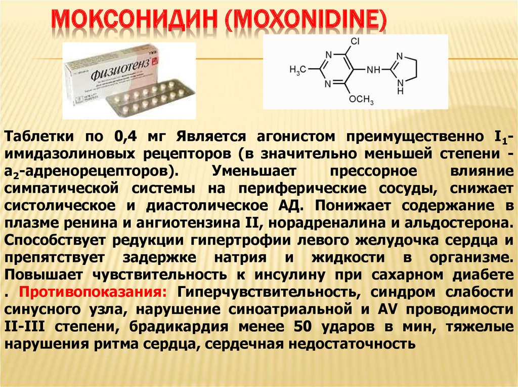 Физиотенс. Моксонидин. Моксонидин диуретик. Моксонидин группа препарата. Физиотенз таблетки.