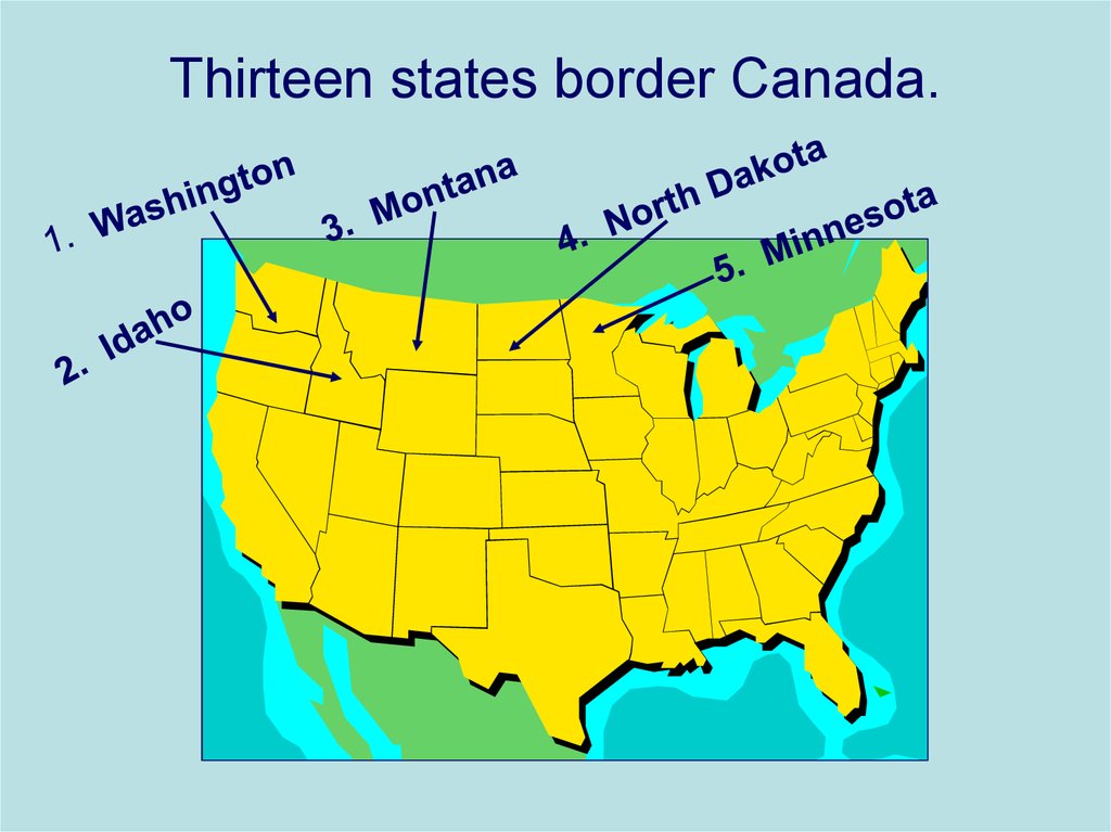 Geography Of The United States Of America Online Presentation