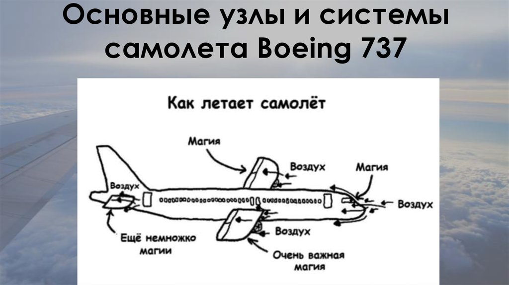 Основные узлы и системы самолета Boeing 737