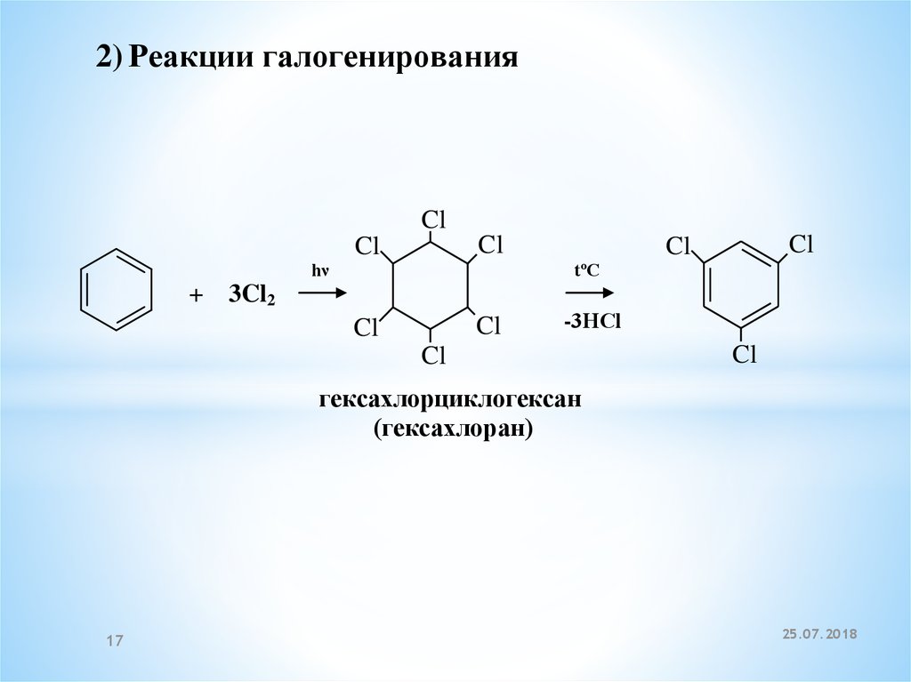 Сжигание ароматических углеводородов