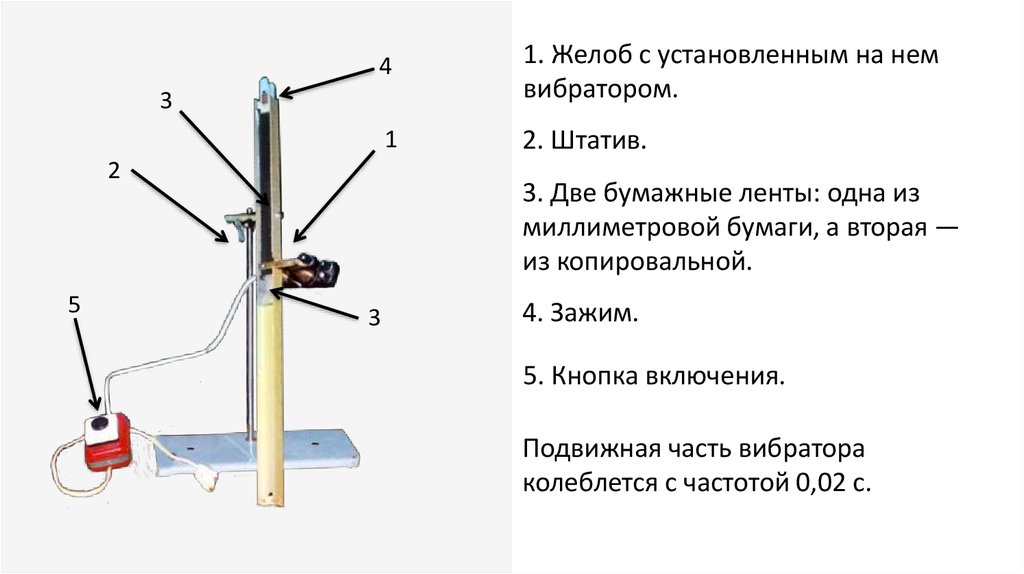 Прибор для измерения движения тел