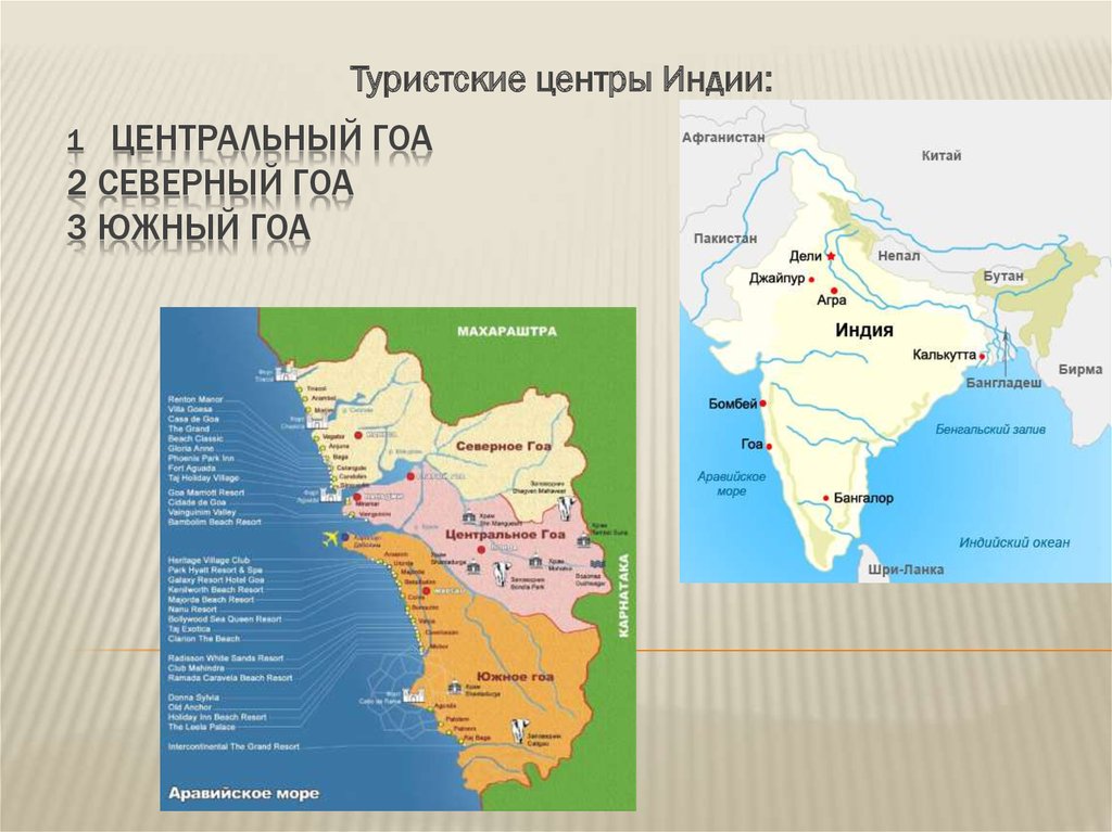 Промышленность индии карта