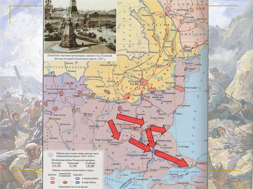 Русско турецкая 1877 1878 мир. Русско-турецкая 1877-1878. Места сражений русско турецкой войны 1877-1878.