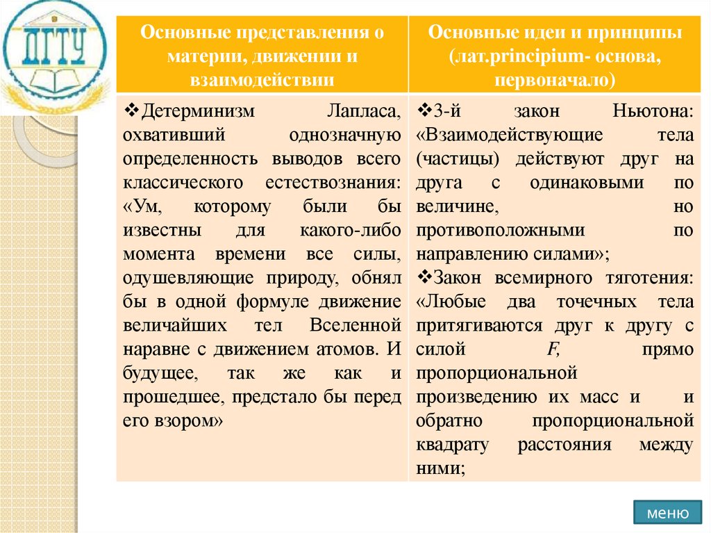 В электромагнитной картине мира по сравнению с механической новыми были представления о