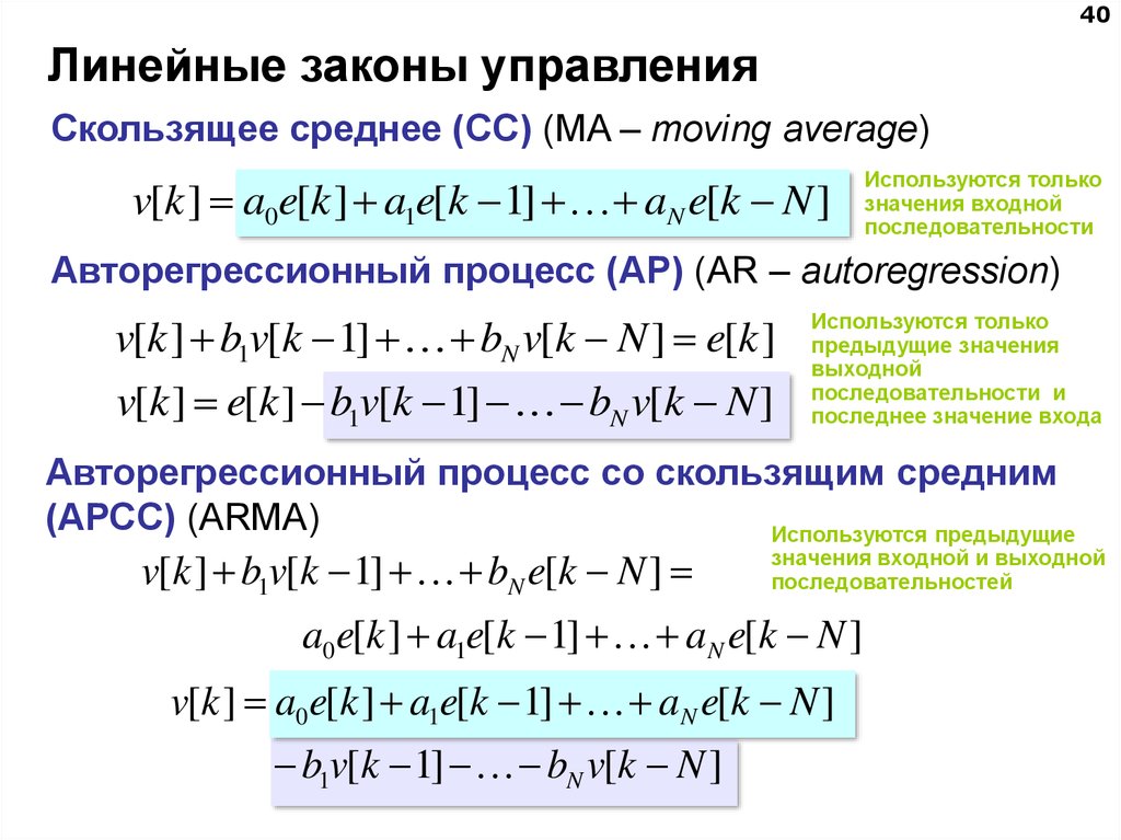 Линейный закон. Линейные законы управления. Цифровые законы управления. Линейное управление это математика. Авторегрессионное интегрированное скользящее среднее.