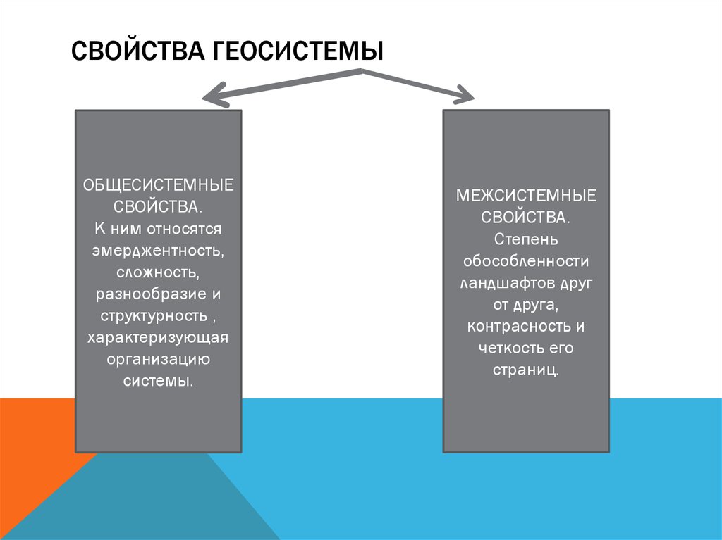 Геосистема. Свойства геосистемы. Наиболее отличительное свойство геосистемы. Структура геосистемы. Характеристика геосистем.