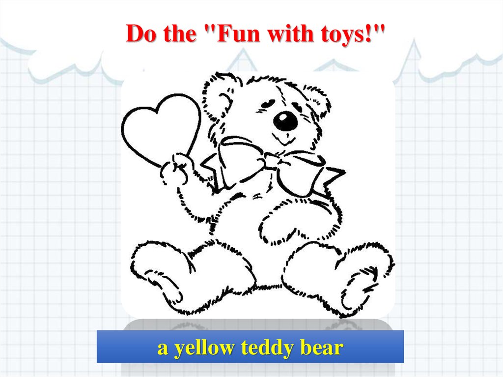 Toys and games My favourite toy online presentation