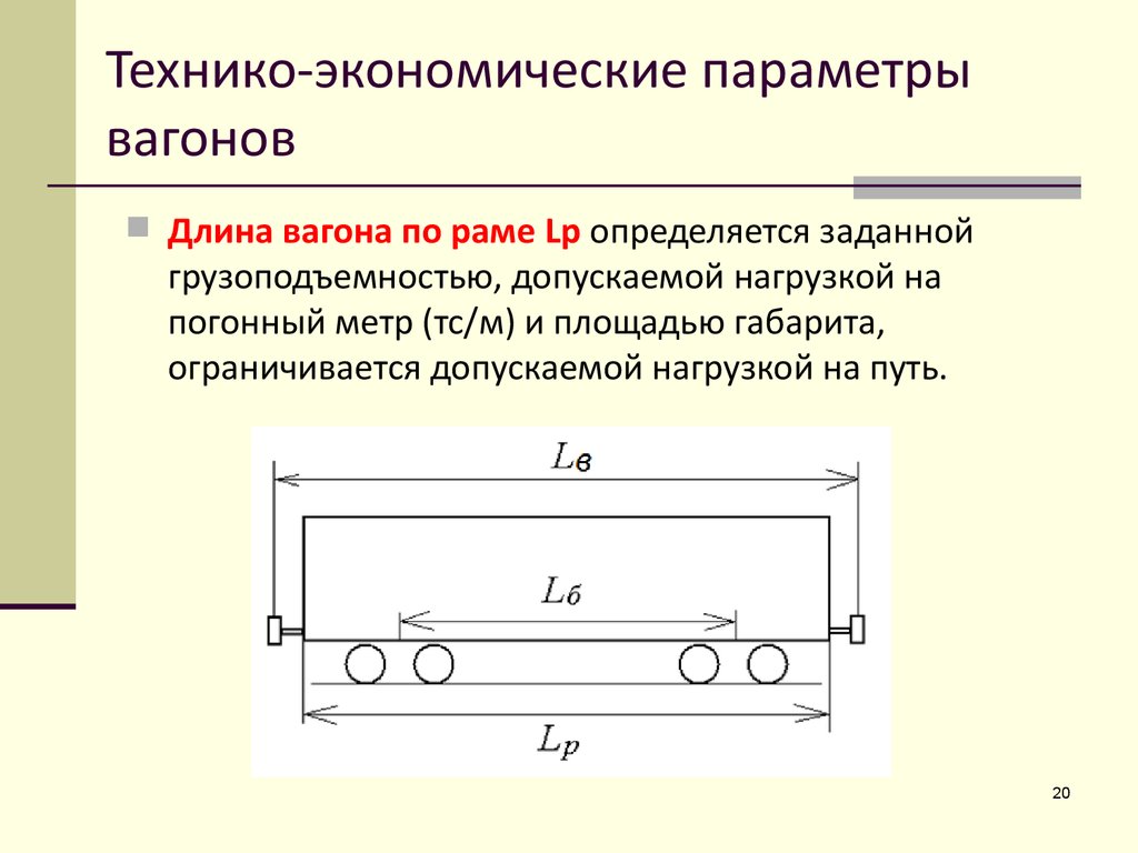 Параметры вагонов. Технико-экономические параметры вагонов. Технико-экономические параметры пассажирских вагонов. Основные технико-экономические характеристики пассажирских вагонов. Относительные параметры вагона.