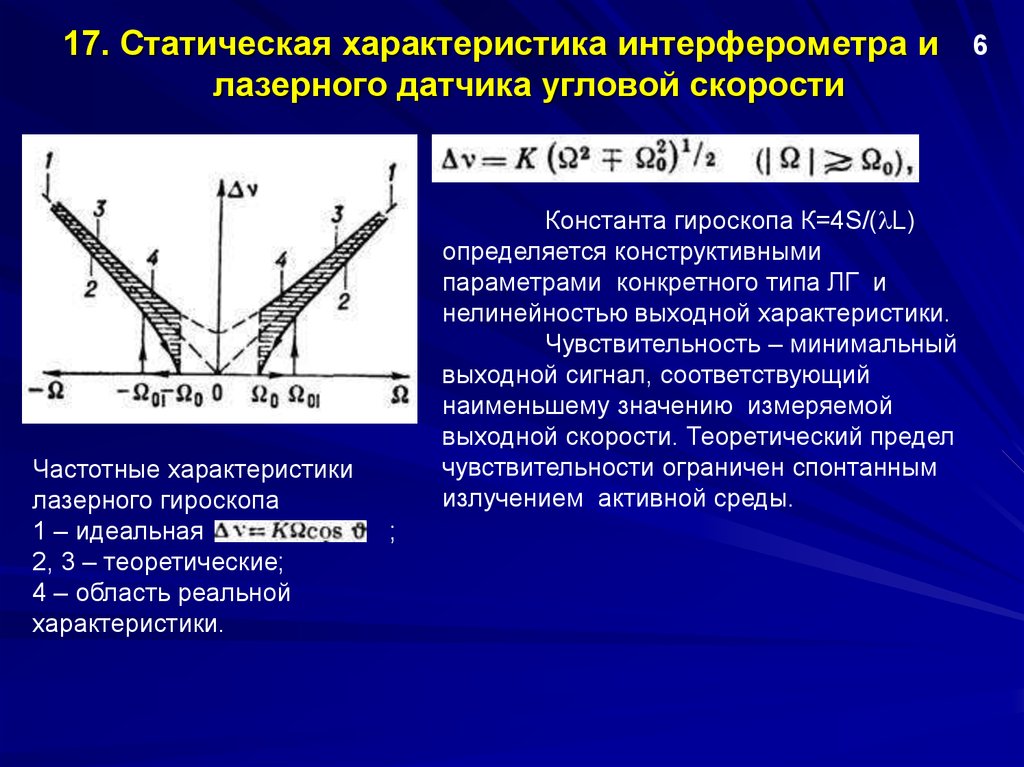 Угловой характеристикой. Выходная характеристика лазерного гироскопа. Датчик угловой скорости лазерный. Статическая характеристика. Лазерный интерферометр.