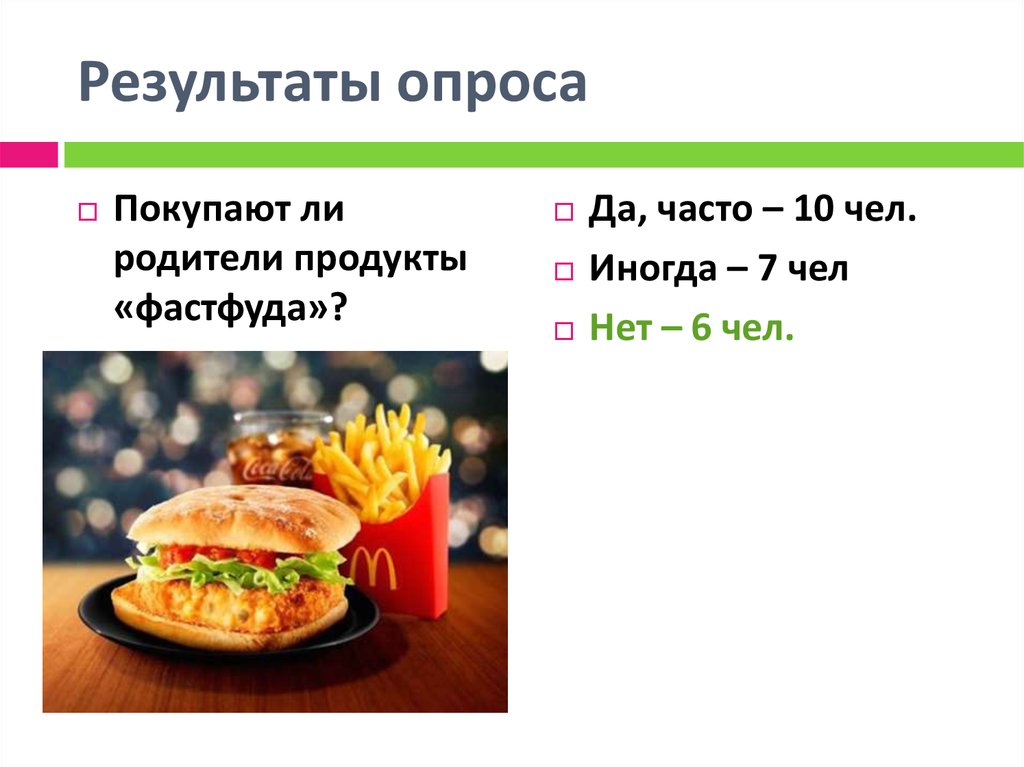 Результаты опроса