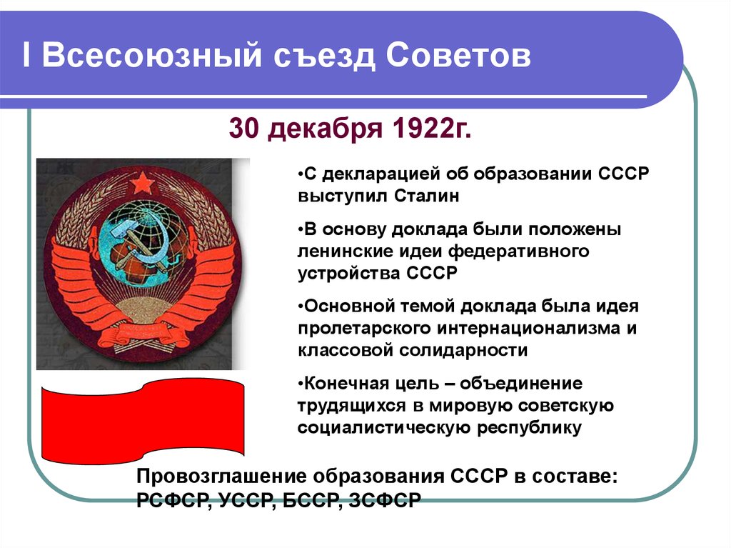 Декабрь 1922 в состав ссср. Образование СССР съезд 30 декабря 1922. I съезд советов СССР. Договор об образовании СССР.. Всесоюзный съезд советов 1922. I Всесоюзный съезд советов в Москве 30 декабря 1922.