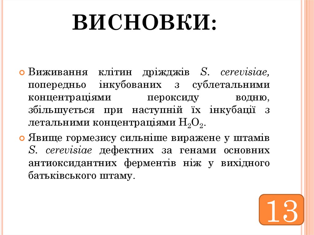 ВИСНОВКИ: