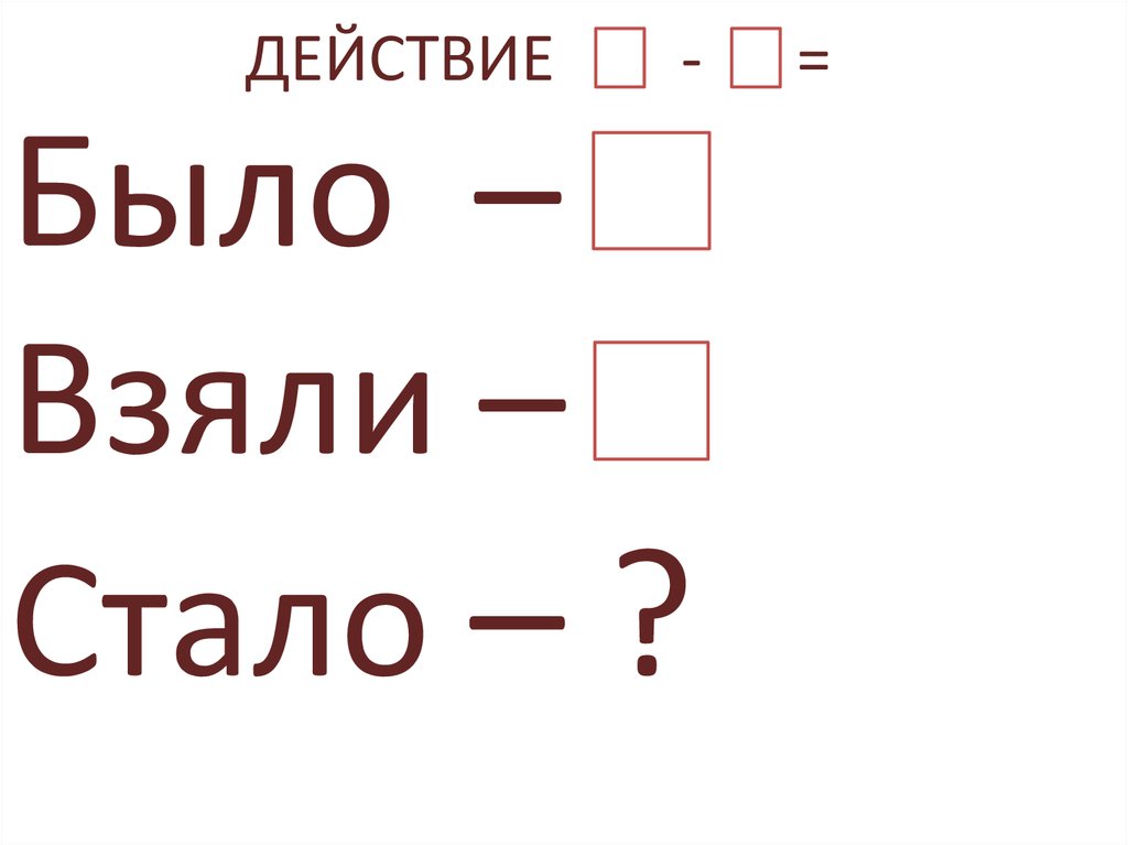 Схемы решения задач в 1 классе