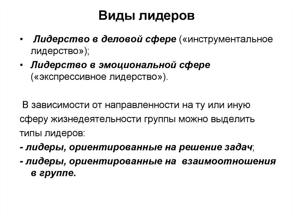 Виды лидеров. Лидер виды лидерства. Деловой Тип лидерства. Типы лидерства в коллективе.