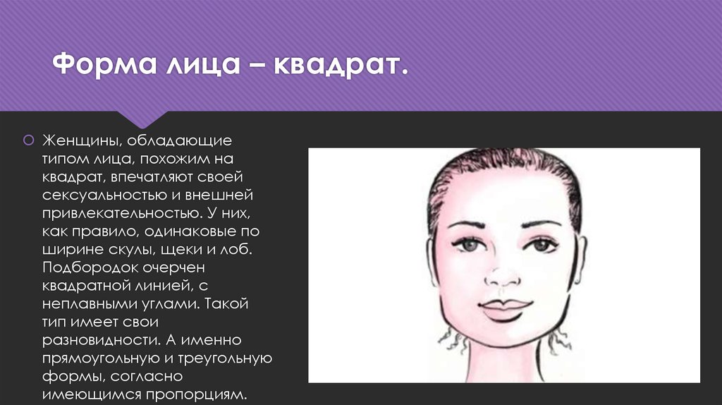 Типы лица клиентов