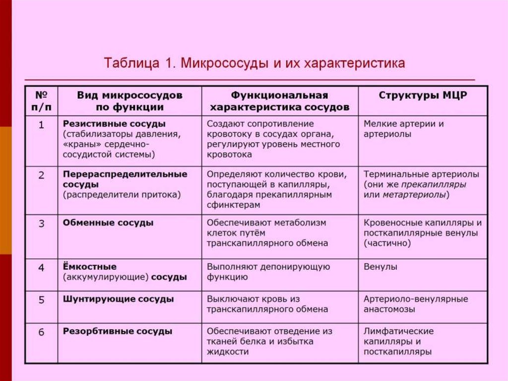 Параметры сосуда. Виды нарушения кровообращения таблица. Нарушение периферического кровообращения таблица. Характеристика нарушений периферического кровообращения таблица. Строение и функции сосудов таблица.