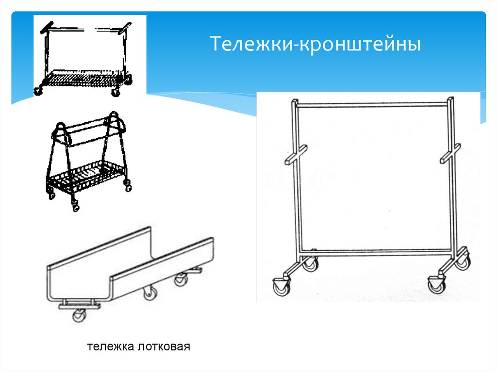 Тележки-кронштейны