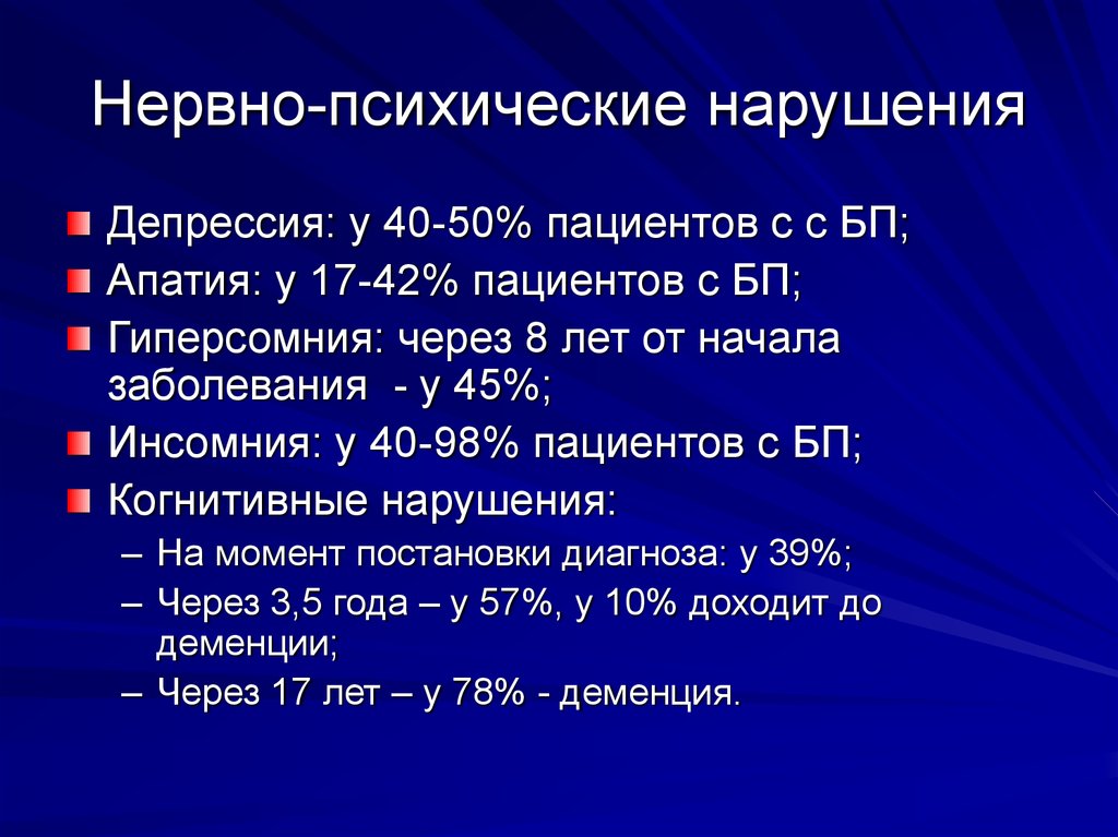 Спектр психических расстройств