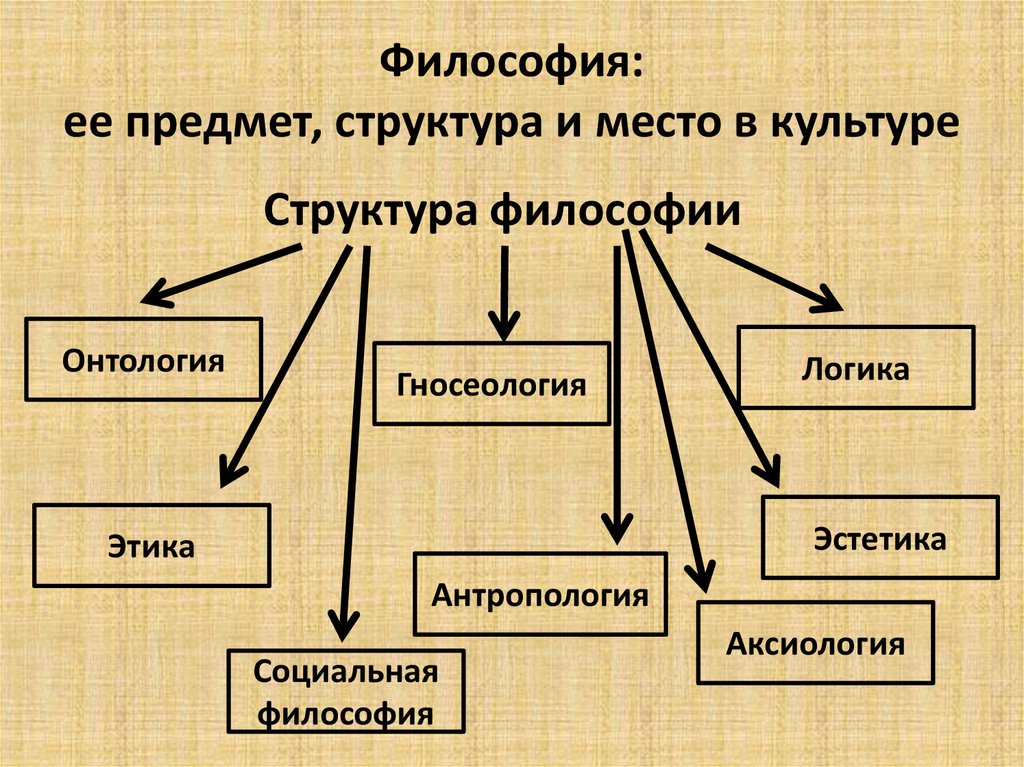 Связь философии и культуры