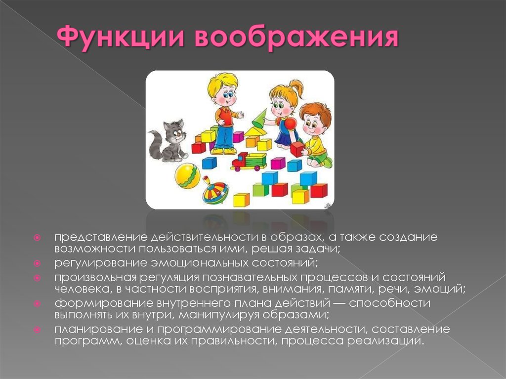 Проблемы развития воображения. Представление действительности в образах. Презентация на тему воображение. Развитие воображения. Развитие воображения в дошкольном возрасте.