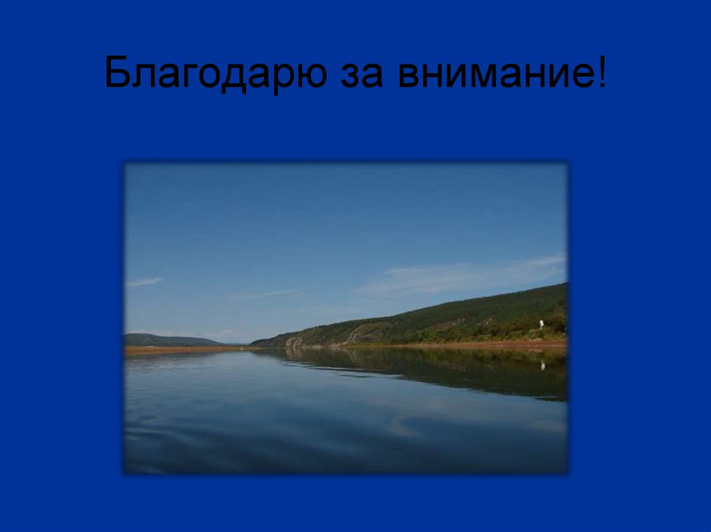 Благодарю за внимание!