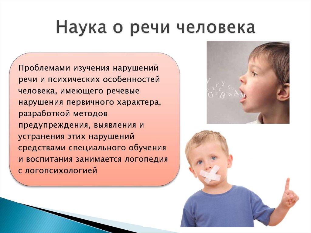 Наука о речи человека