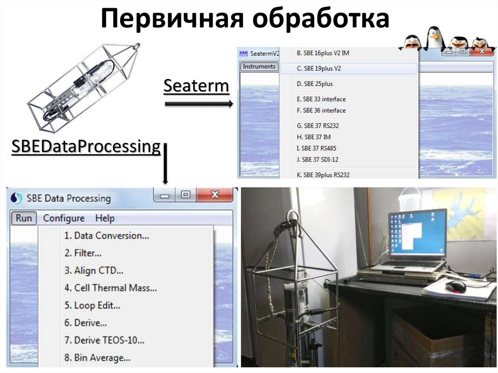 Первичная обработка