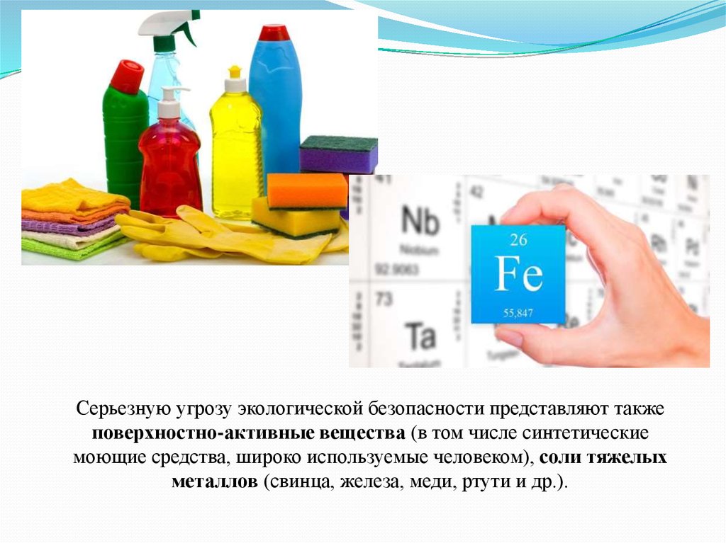 Искусственные числа. Опасность синтетических моющих средств для окружающей среды. Увеличение числа синтетических вещей.