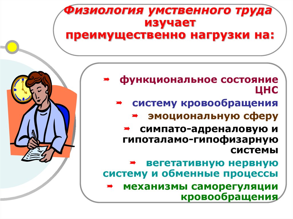 Какие знания необходимы работнику умственного труда